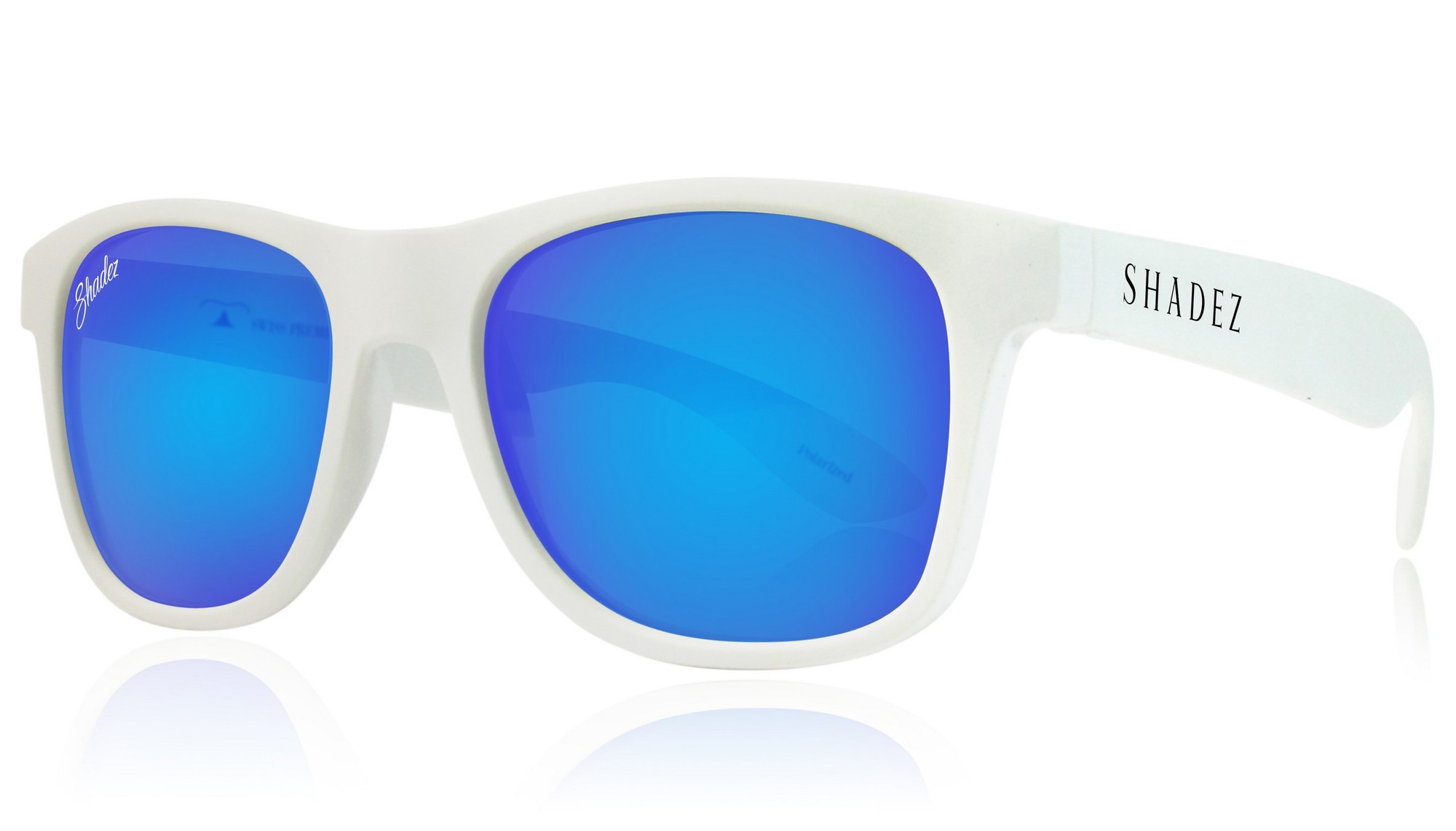 Shadez - gepolariseerde UV-Zonnebril voor volwassenen - Wit/Blauw